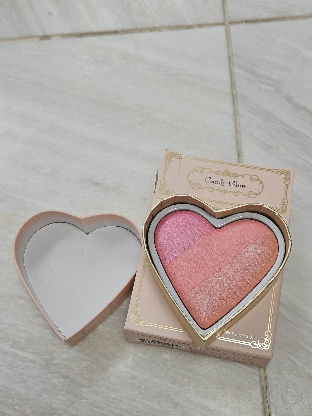 Two Faced Sweetheart Heart Blush - Candy Glow..NW - Picture 3 of 7